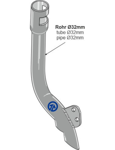 Tube de semoir