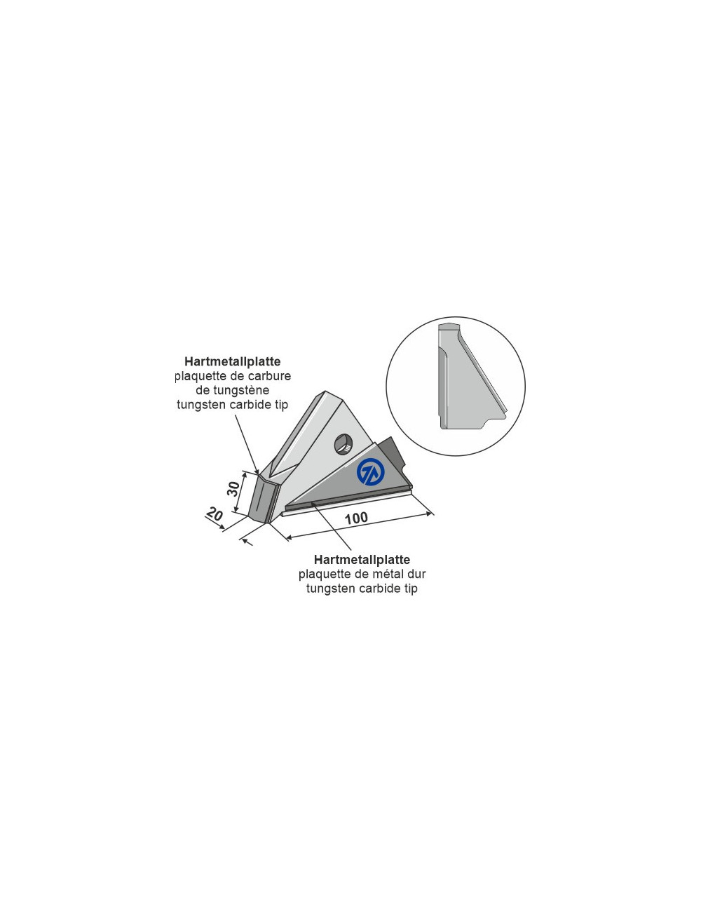 Pointe variable gauche - Semence et engrais