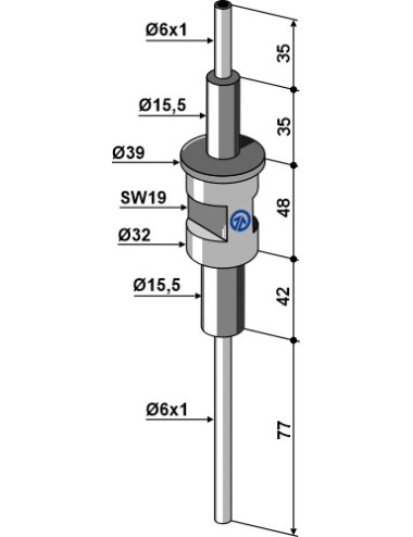 Tube pour engrais liquide