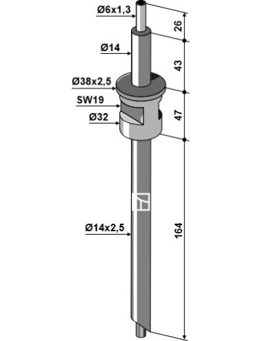 Tube pour engrais liquide