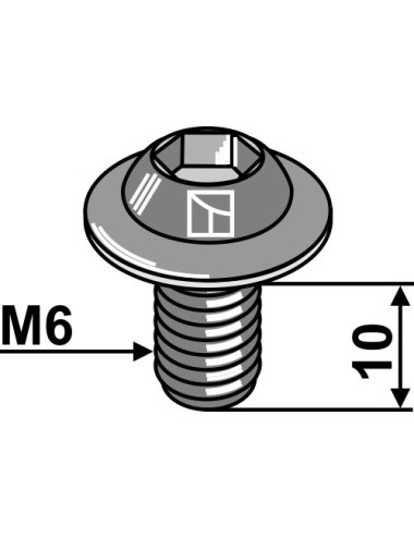 Boulon de fixation - 10.9