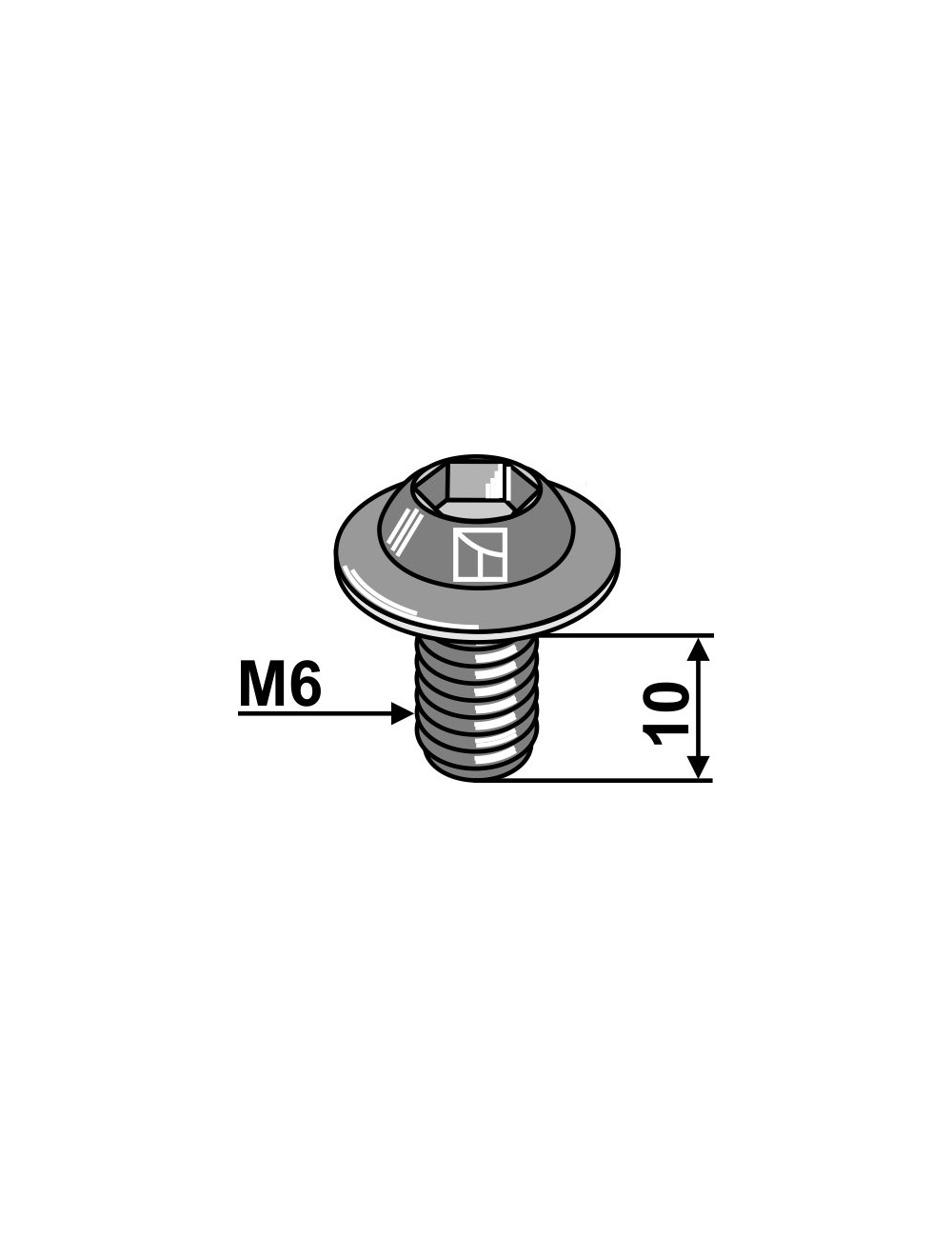 Boulon de fixation - 10.9