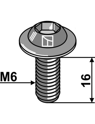 Boulon de fixation - 10.9