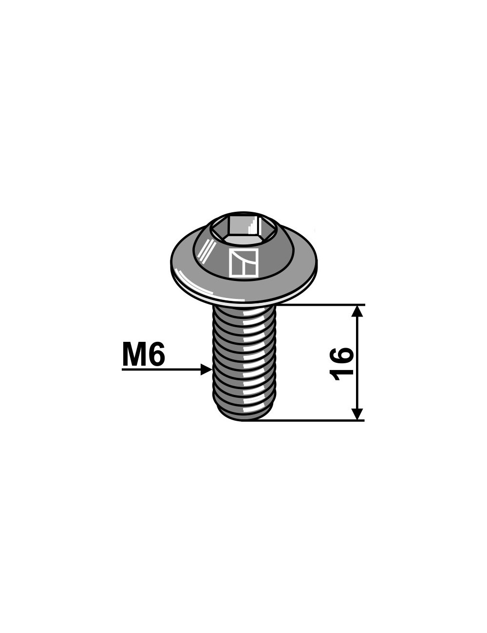 Boulon de fixation - 10.9
