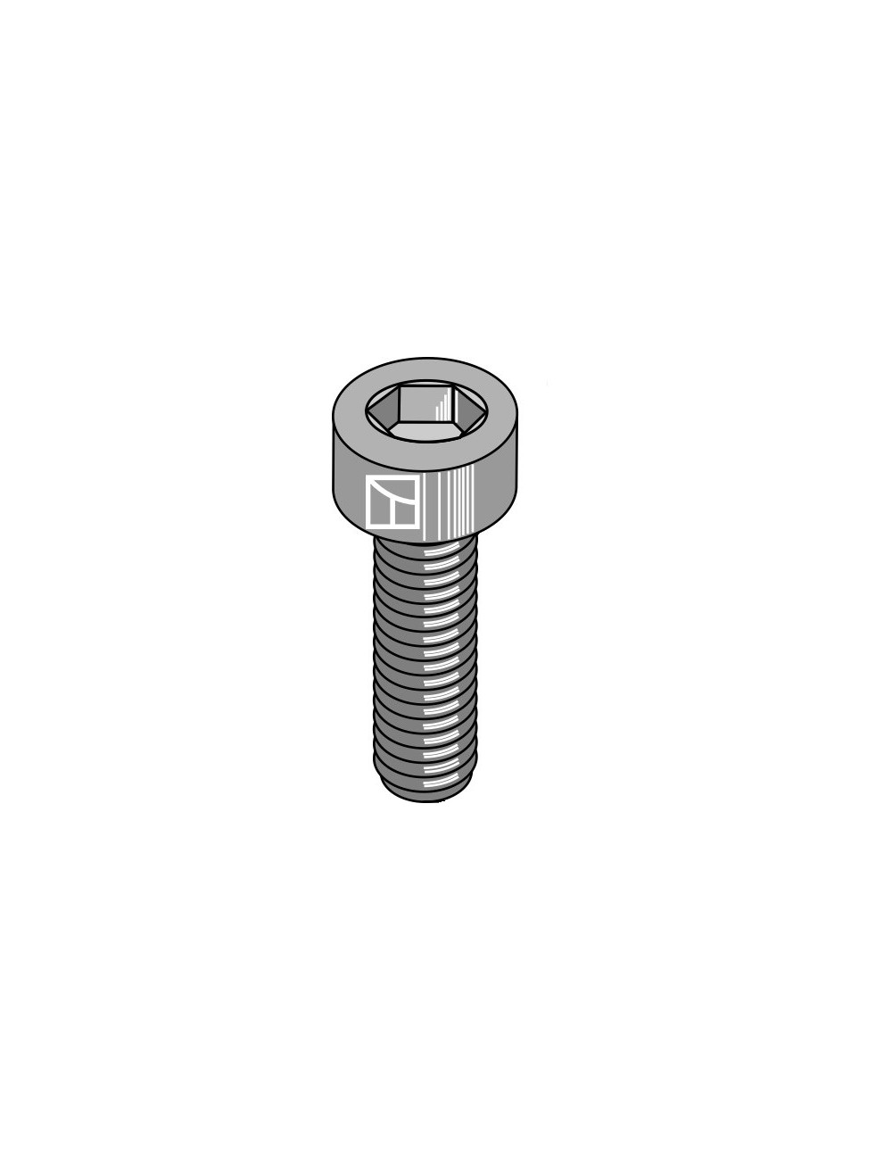 Boulon à 6 pans creux - M14x2 - 10.9