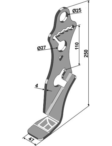 Guide de profondeur - droite