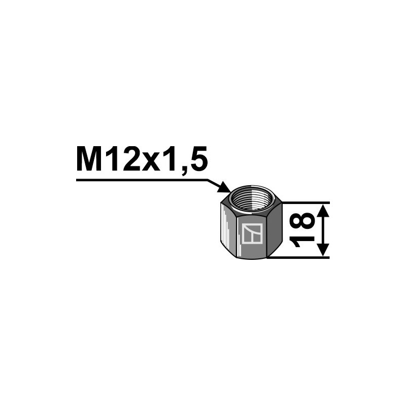 Écrou M12x1,5