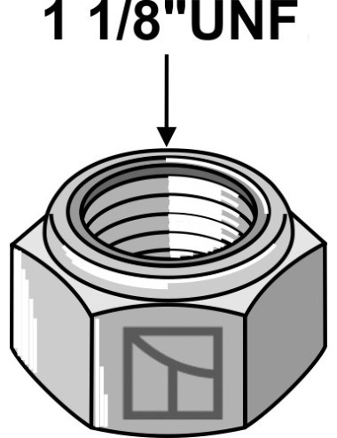 Écrou à freinage interne 1...