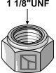 Écrou à freinage interne 1 1/8''UNF