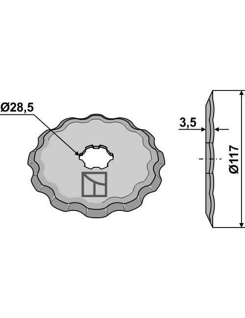 Disque de coupe