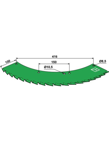 Lame de scie - gauche -...