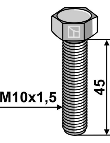 Boulon à tête hexagonale...