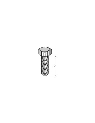 Boulon à tête hexagonal - galvanisée