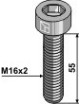 Boulon à 6 pans creux - M16x2x55 - 12.9