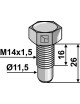 Boulon à tête hexagonale - M14x1,5x26 - 10.9