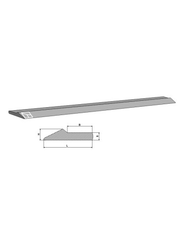 Lame d´usure 203 x 32 mm