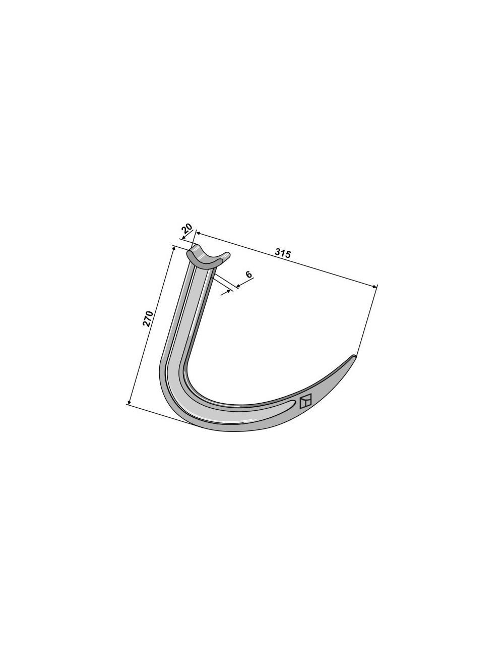Dent de griffe 315