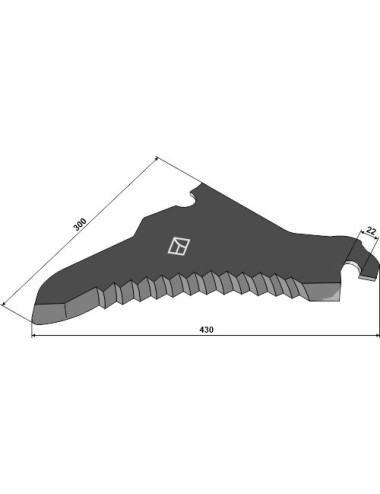 Couteau d´ensilage