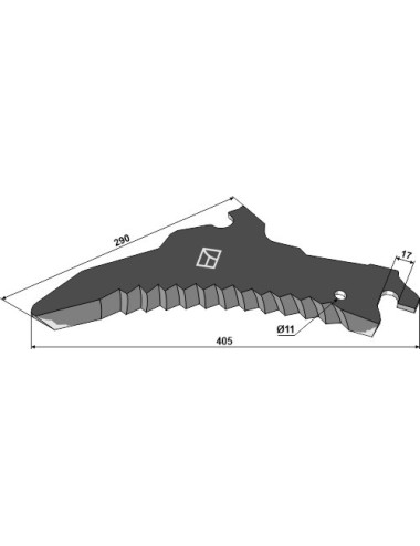 Couteau d´ensilage