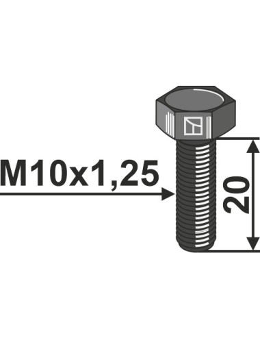 Boulon - M10x1,25