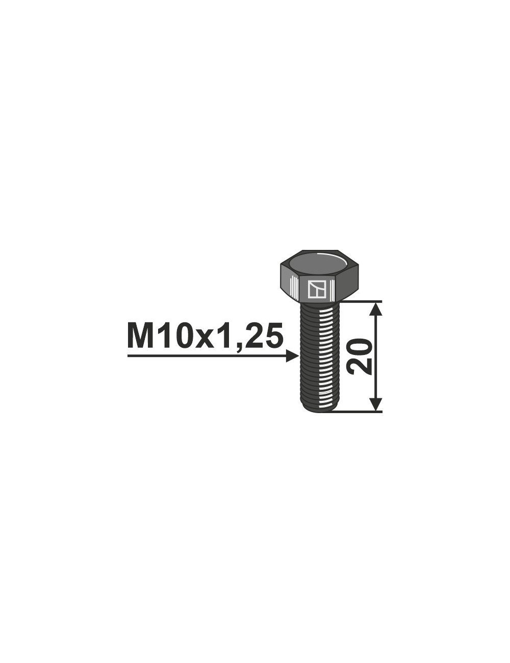 Boulon - M10x1,25