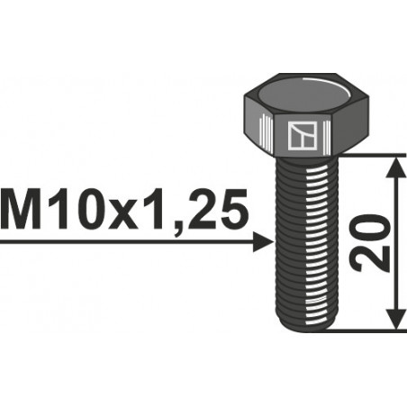 Boulon - M10x1,25