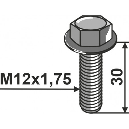 Boulon de serrage M12x1,75
