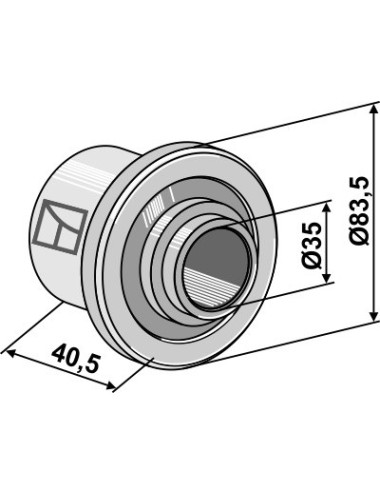 Pièce intercalaire - 41,5mm