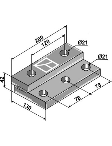 Plaque adapteur