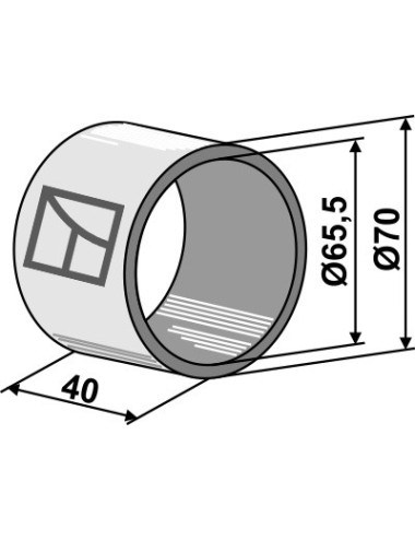 Bague pour palier en boi dur