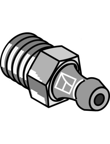 Raccord fileté de graissage - M6x1