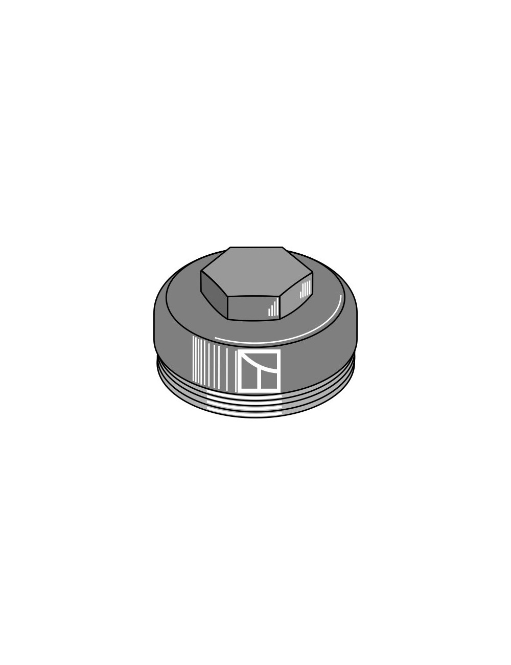 Couvercle - M68x1,5 - SW30