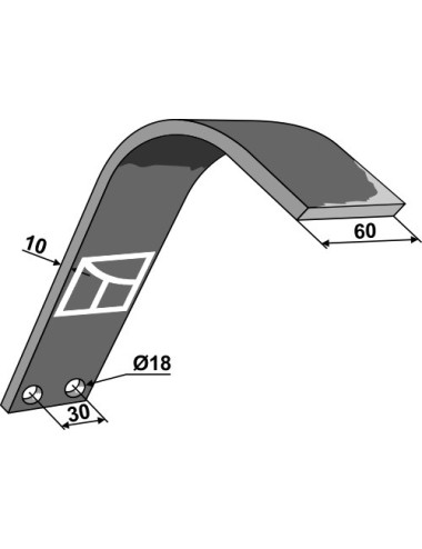 Renfort double spire