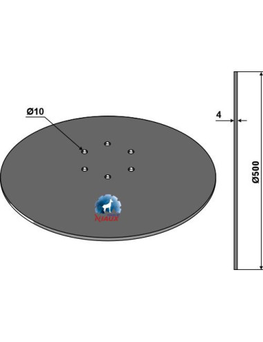 Coutre circulaire Ø507x4