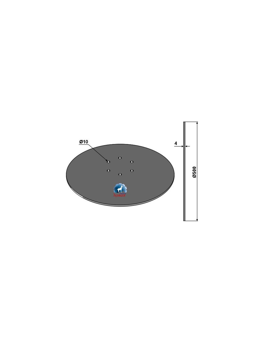 Coutre circulaire Ø507x4