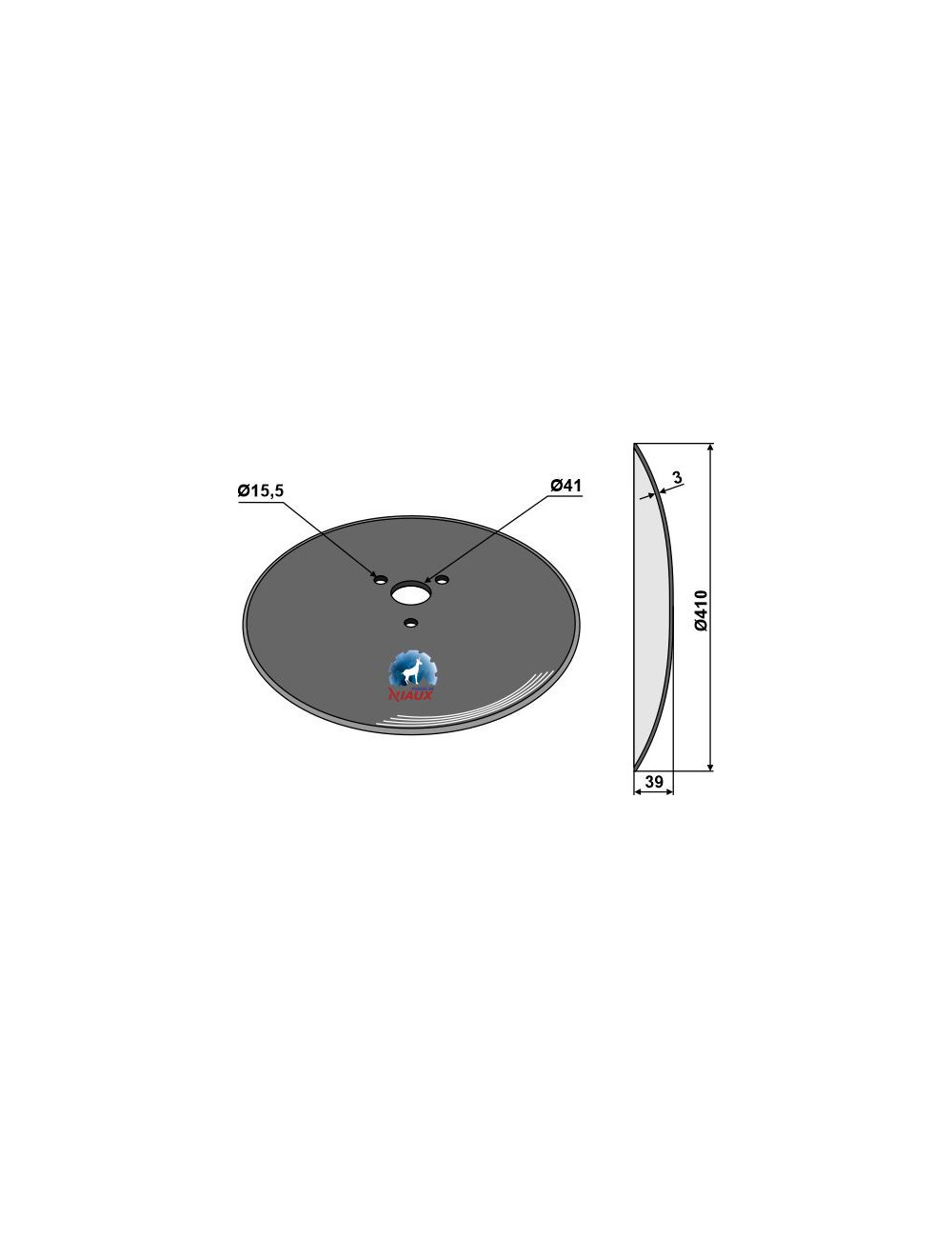 Disque houblon Ø410x3