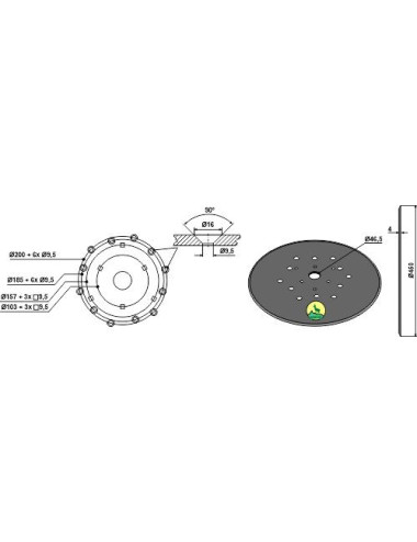 Disque houblon Ø450x4