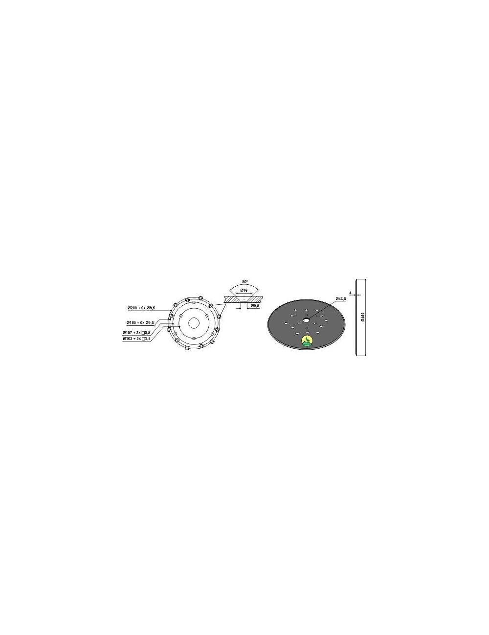 Disque houblon Ø450x4