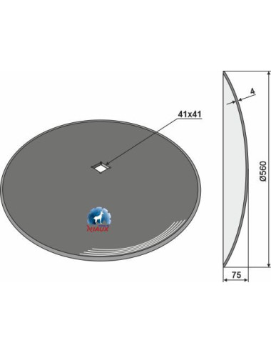 Disque lisse Ø560x4