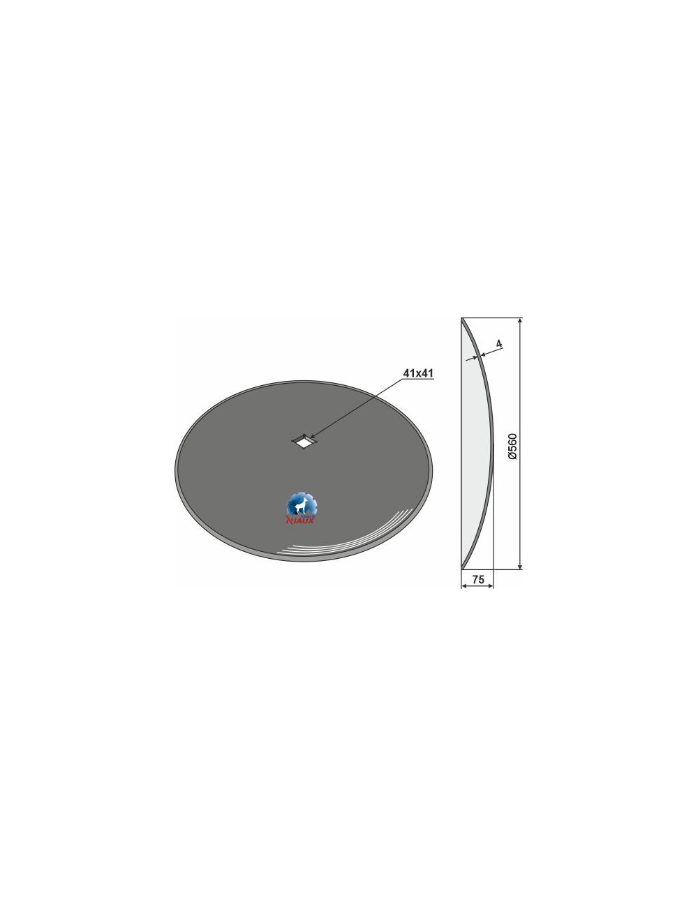 Disque lisse Ø560x4