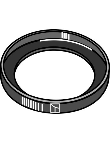 Bague à lèvres avec ressort
