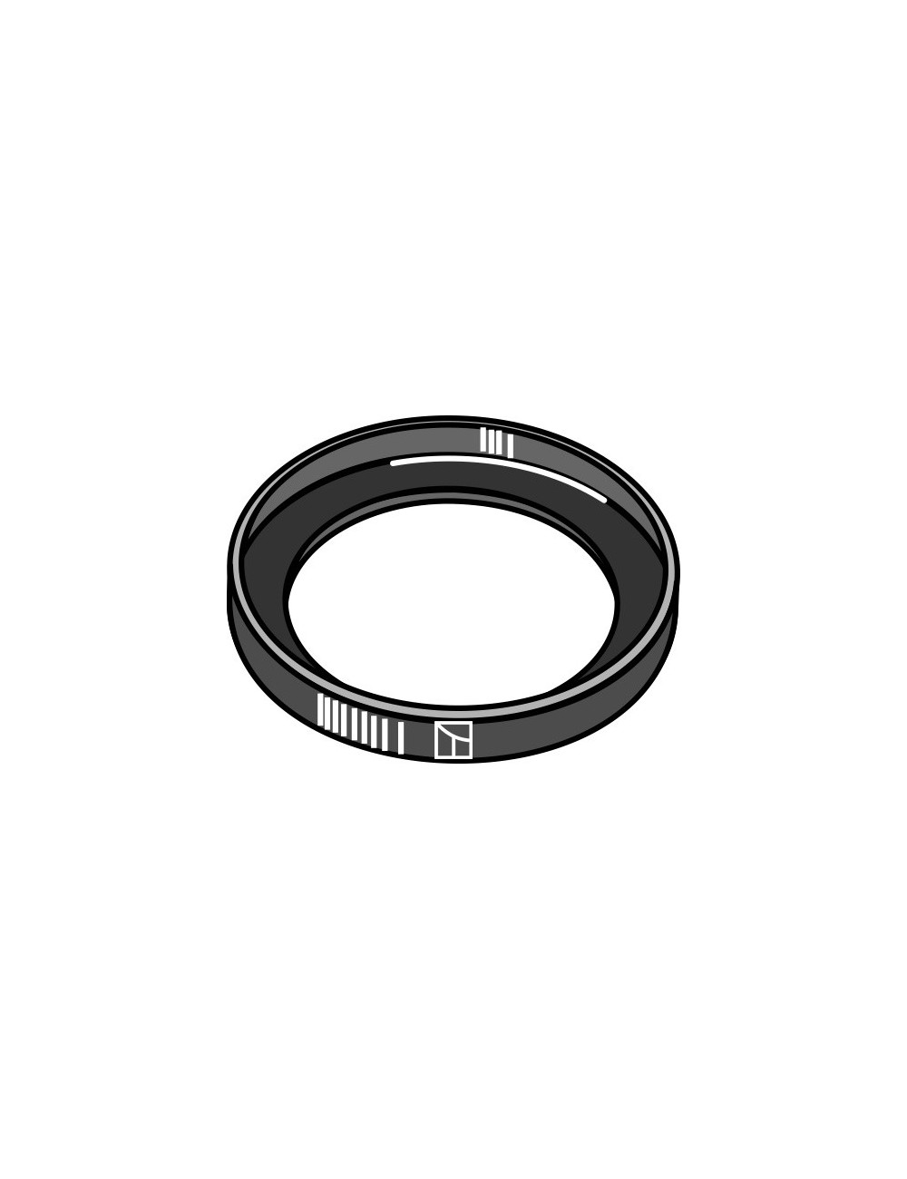 Bague à lèvres avec ressort