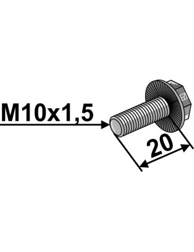 Boulon - M10x1,5
