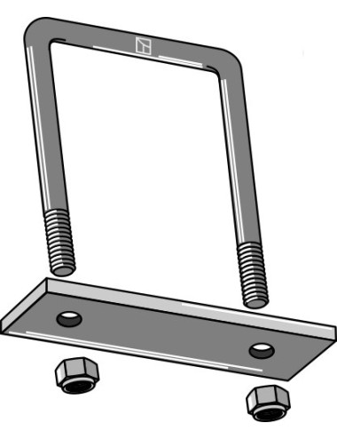 Ètrier de fixation pour cadre 100x100