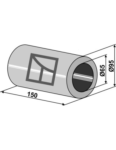 Pièce intercalaire - 150mm