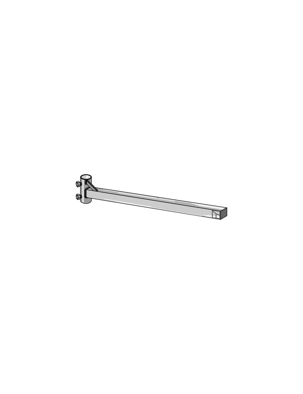 Support pour réglage télescopique - 1850mm