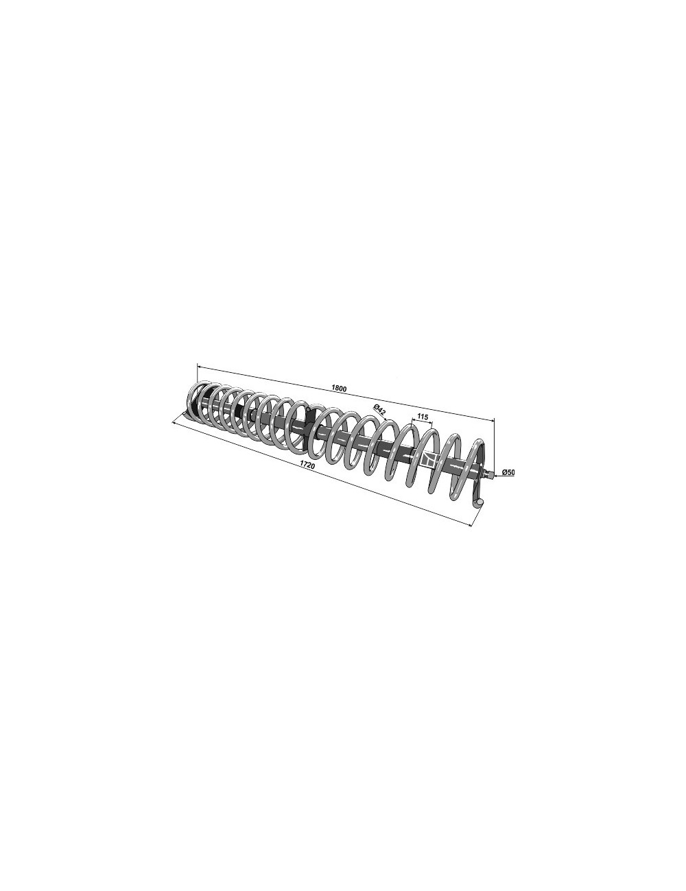 Rouleau spire 2300 - droit et gauche