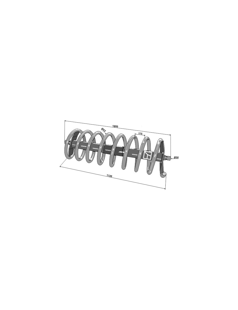 Rouleau spire 3200 - modèle gauche