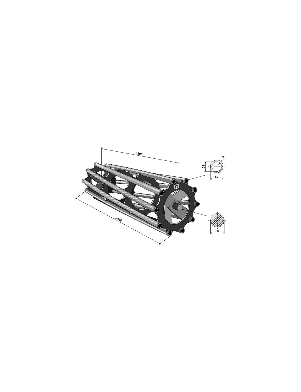 Tube rouleau packer 3500