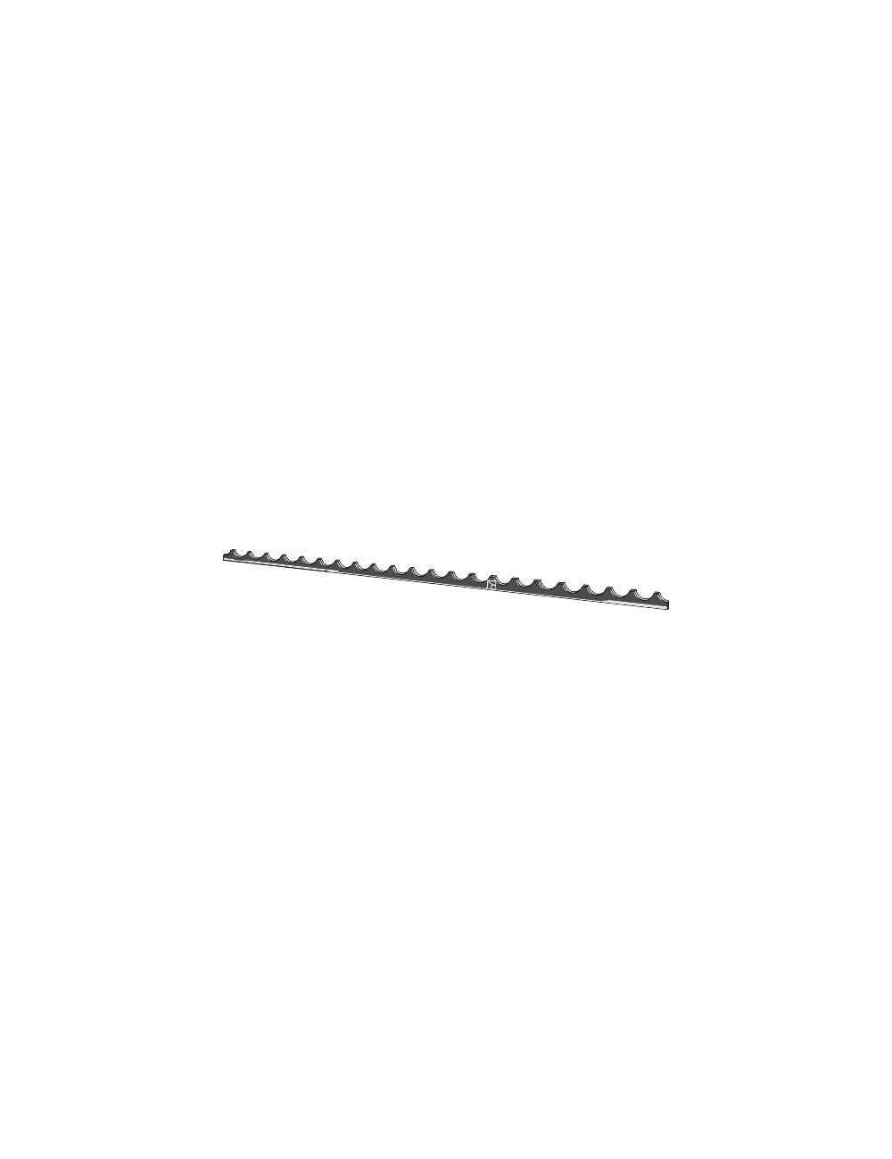 Barre dentelé 40x8x2000